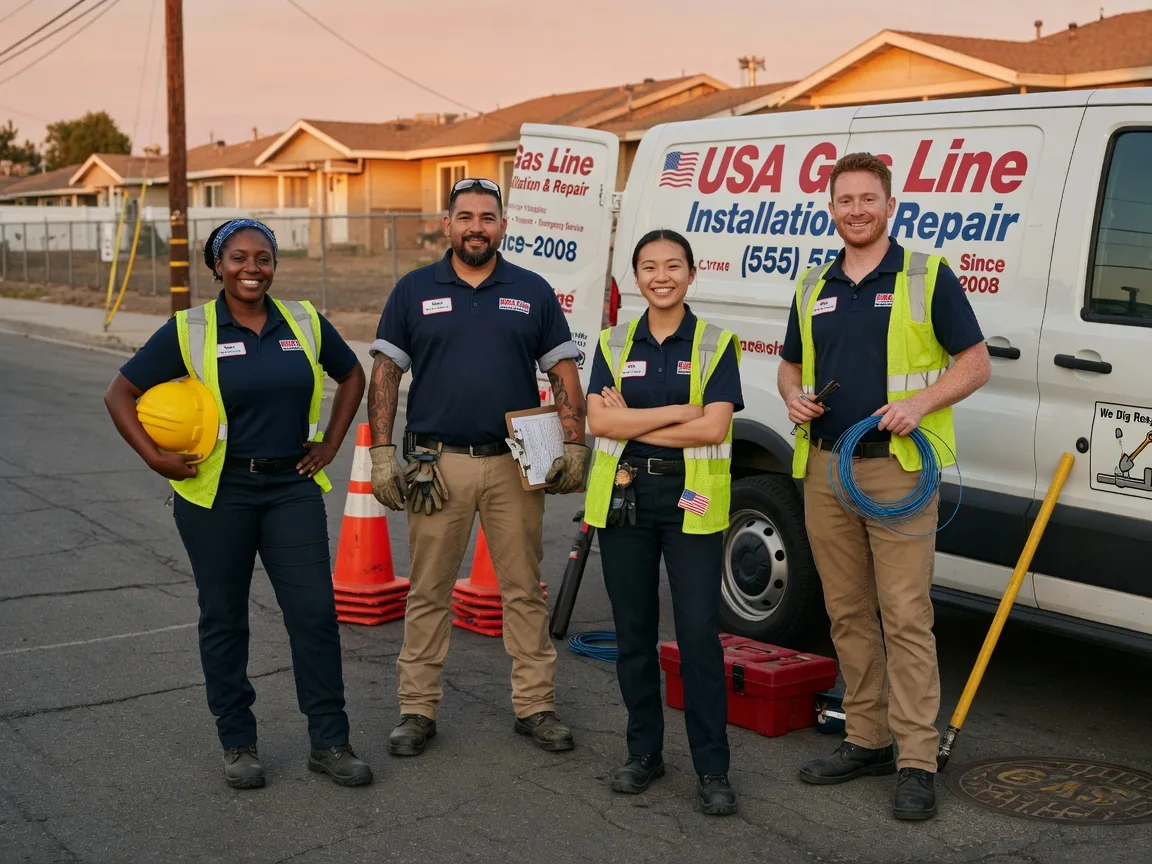 Gas Line Installation company in Rowan, IA
